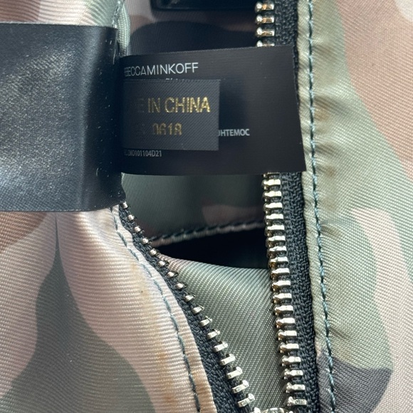 🆕 REBECCA MINKOFF 🧿 NWT Mini Julian Nylon Convertible Backpack - Camo *FLAWED* - Picture 15 of 15